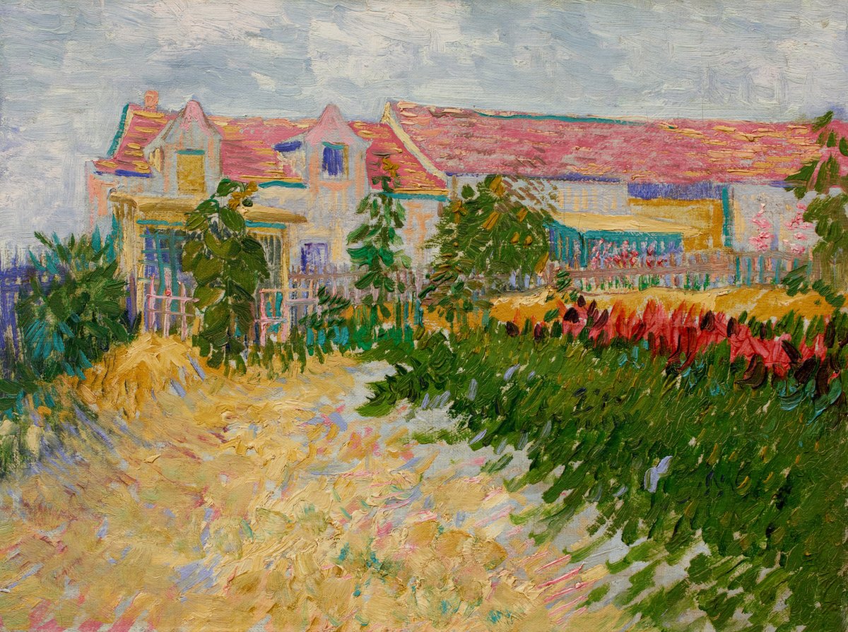 Van Gogh’s Garden in front of the Debray Farm (Jardin devant le Mas Debray) (July-August 1887)
Credit: Sotheby’s