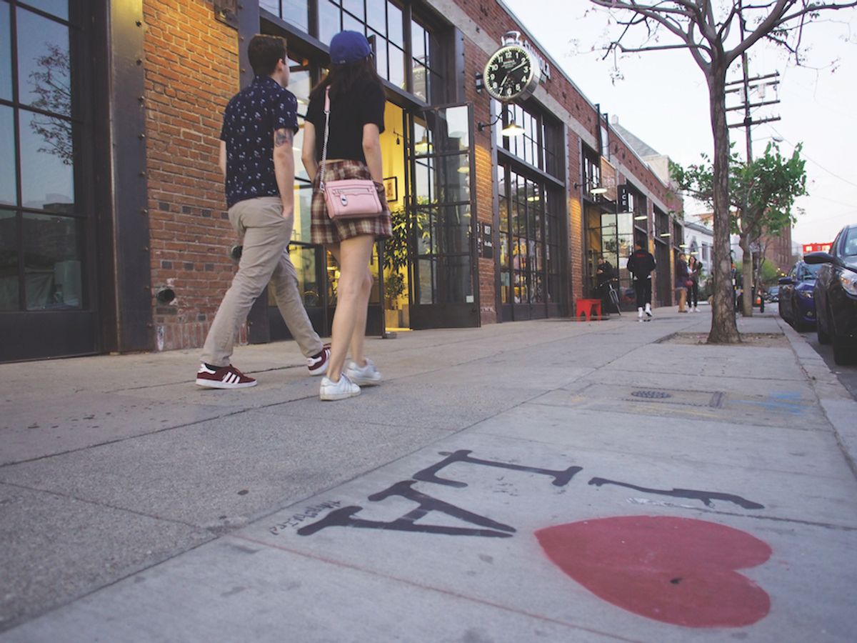 The burgeoning Arts District in downtown Los Angeles is one reason for optimism over Frieze LA © Robyn Beck/AFP/Getty Images