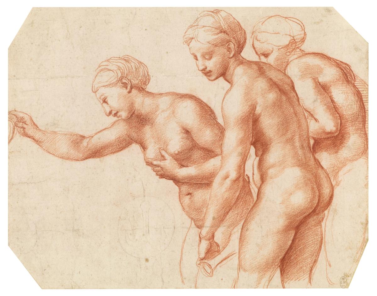 Raphael, The Three Graces (around 1517–18), included in the Drawing the Italian Renaissance exhibition at London’s King’s Gallery

© Royal Collection Enterprises Limited 2024 | Royal Collection Trust