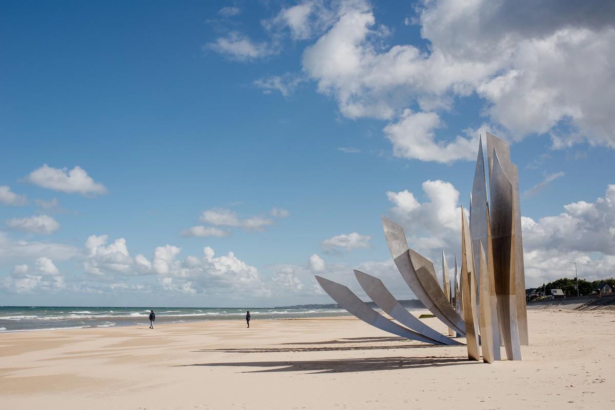 There is art to be found across the northern French region, even on the Norman beaches
© Marie-Anaïs Thierry