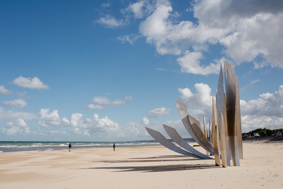 There is art to be found across the northern French region, even on the Norman beaches
© Marie-Anaïs Thierry
