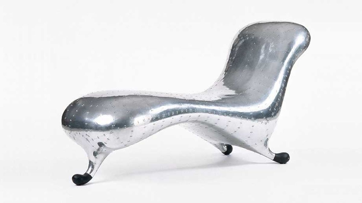 Marc Newson's Lockheed Lounge (1988). Courtesy Marc Newson