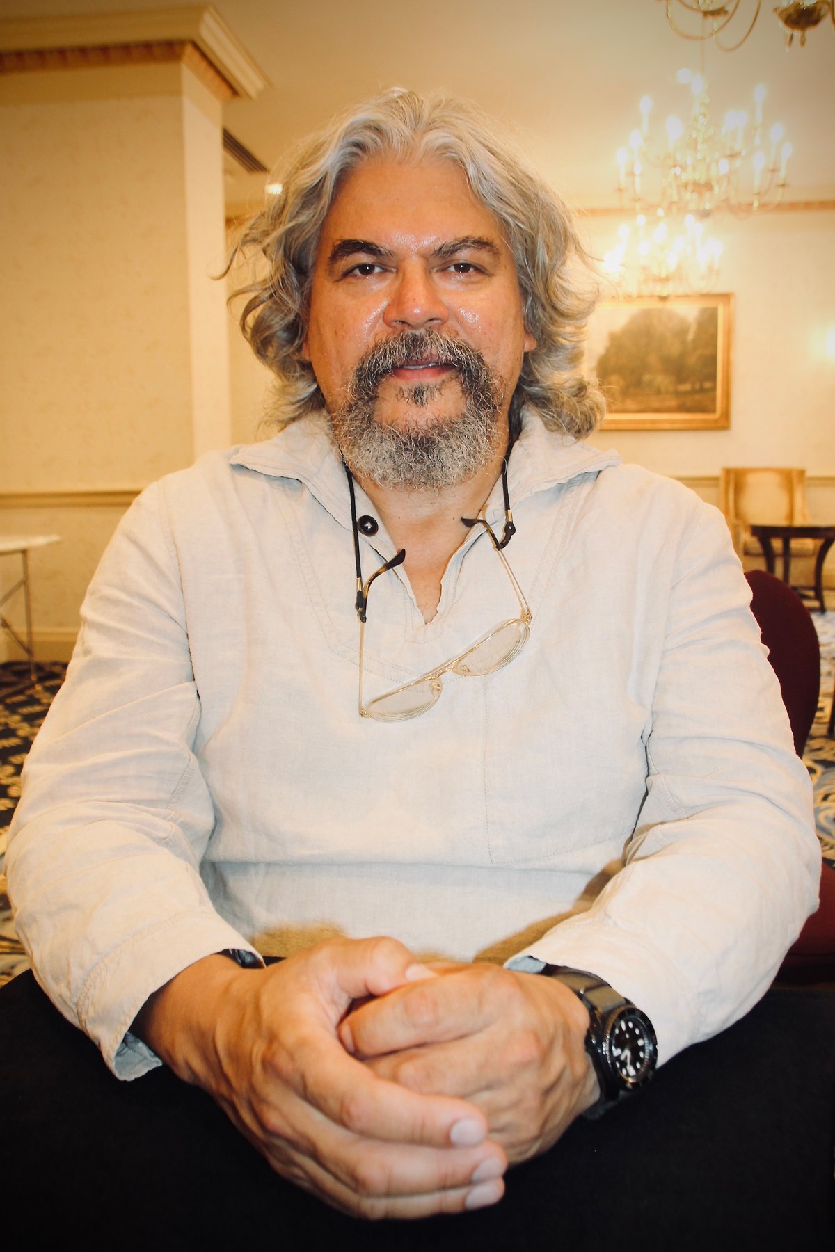 Artist and 2025 Audain Prize for the Visual Arts winner Brian Jungen Photo: Hadani Ditmars