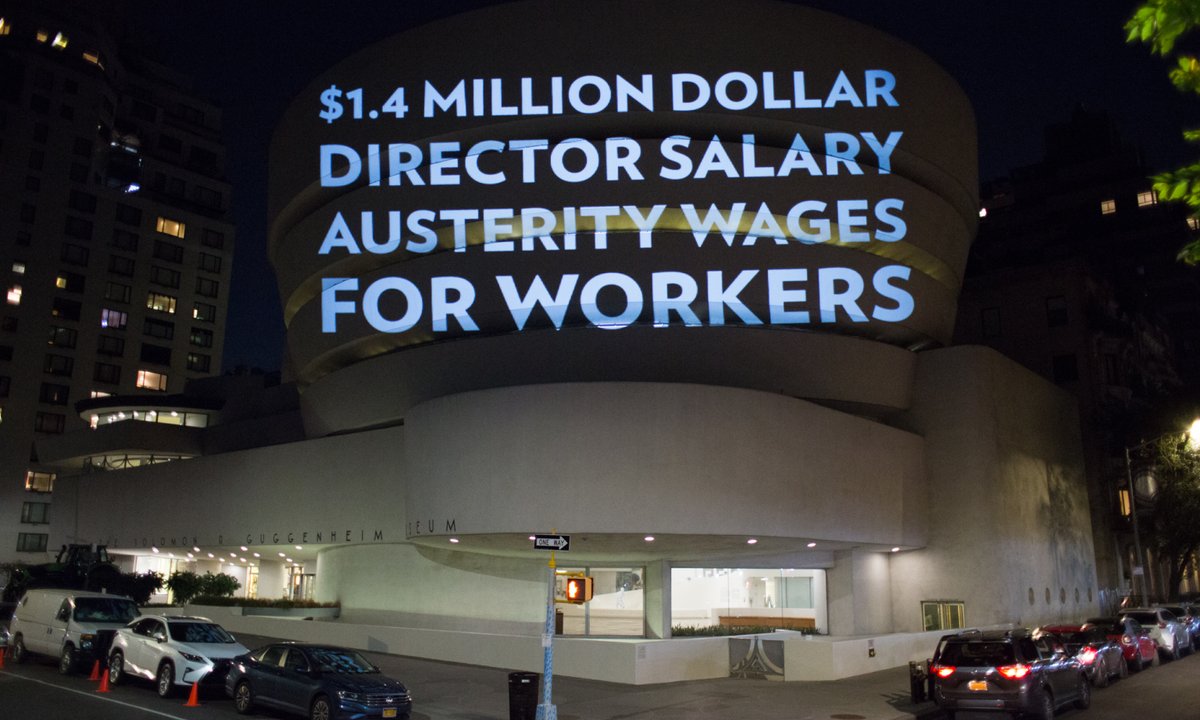 Guggenheim director awarded huge pay increase during sweeping pandemic lay offs