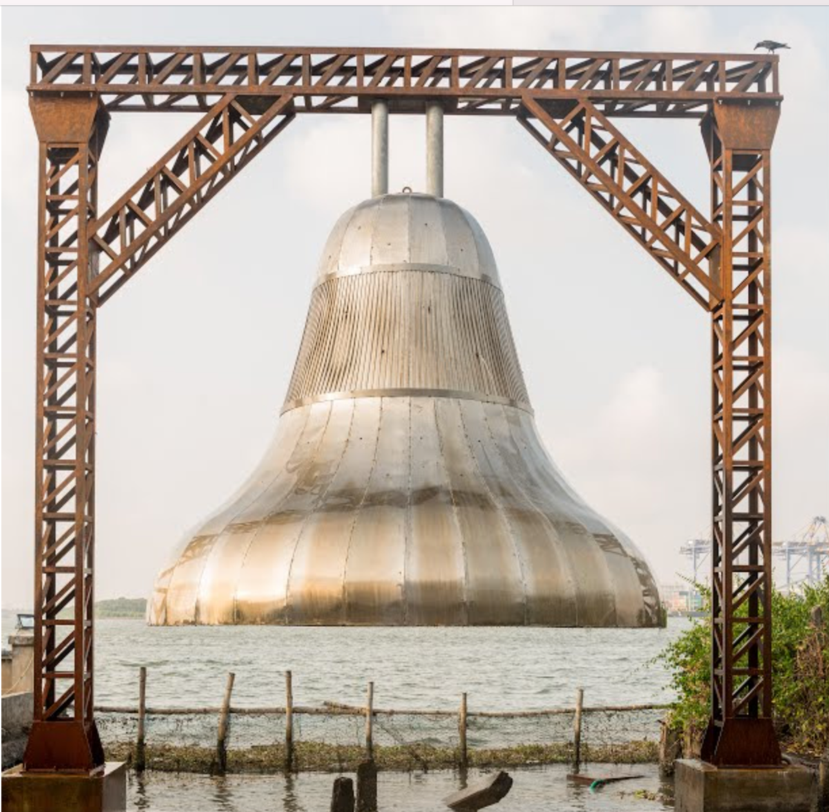 Gigi Scaria’s Chronicle of the Shores Foretold (2014) at the 2014 Kochi-Muziris Biennale
Courtesy of Kochi-Muziris Biennale