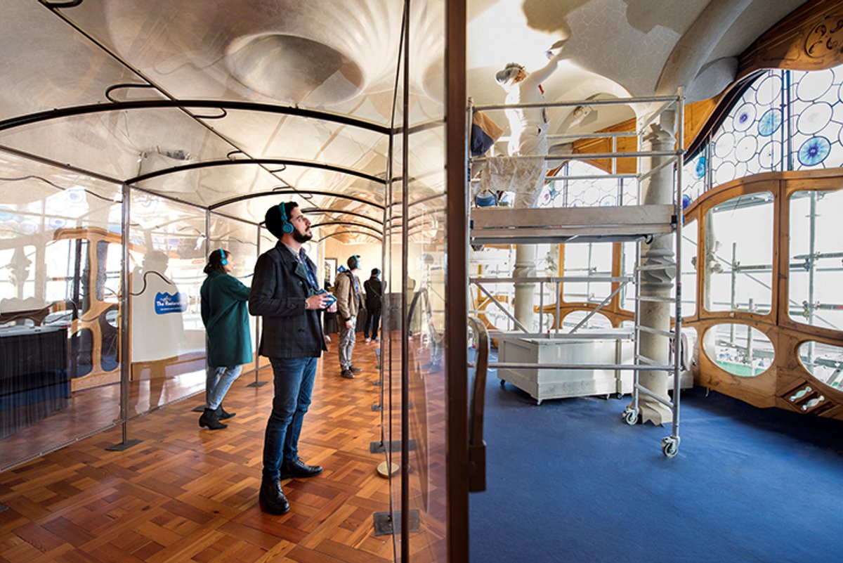 Innovations at Casa Batlló include using augmented reality to guide visitors through the building Courtesy of Casa Batlló