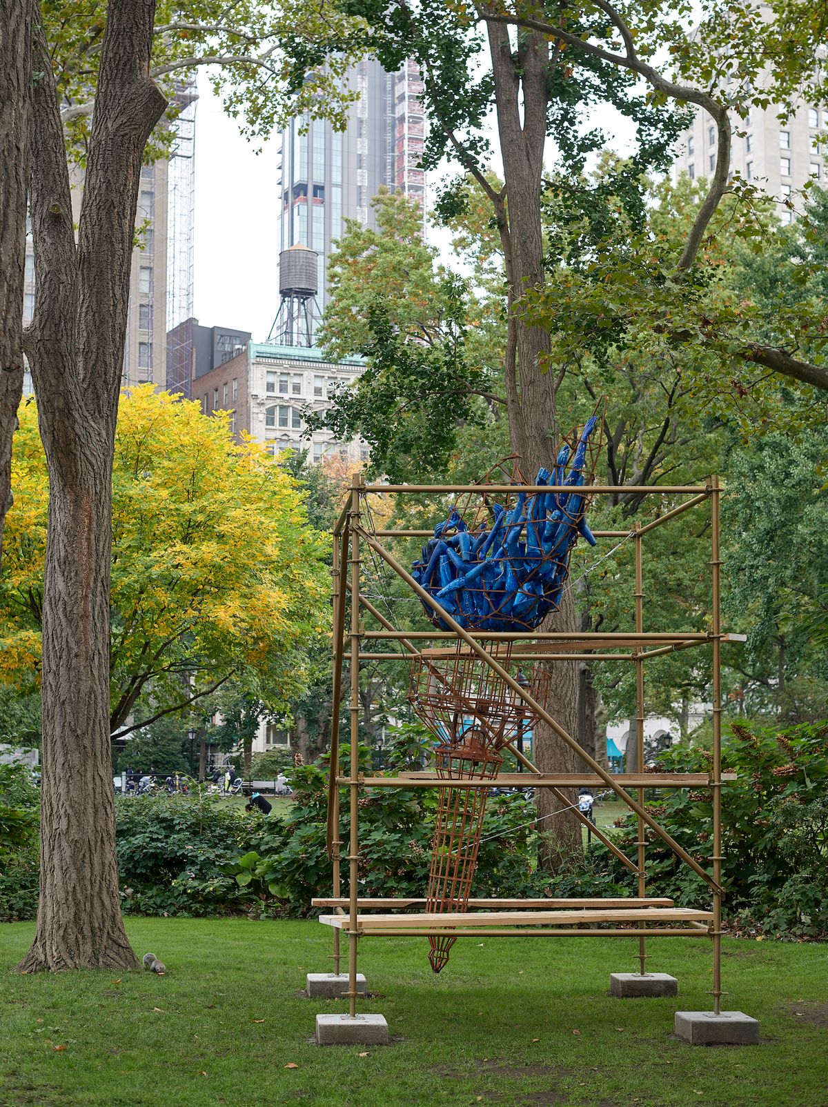 Abigail DeVille, Light of Freedom (2020) Madison Square Park Conservancy