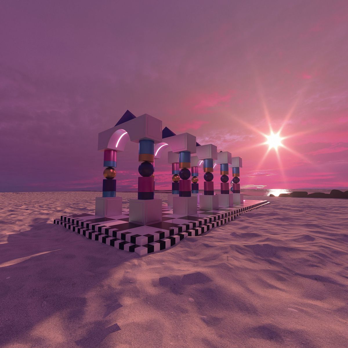 2021: Pilar Zeta, Hall of Visions (2021). The Argentinian conceptual artist Pilar Zeta has created a one-minute digital counterpart to her immersive work on Faena Beach that takes viewers through details of the installation. The work was divided into five shorter clips, converted into NFTs and auctioned on 30 November via Aorist Courtesy of Faena Art