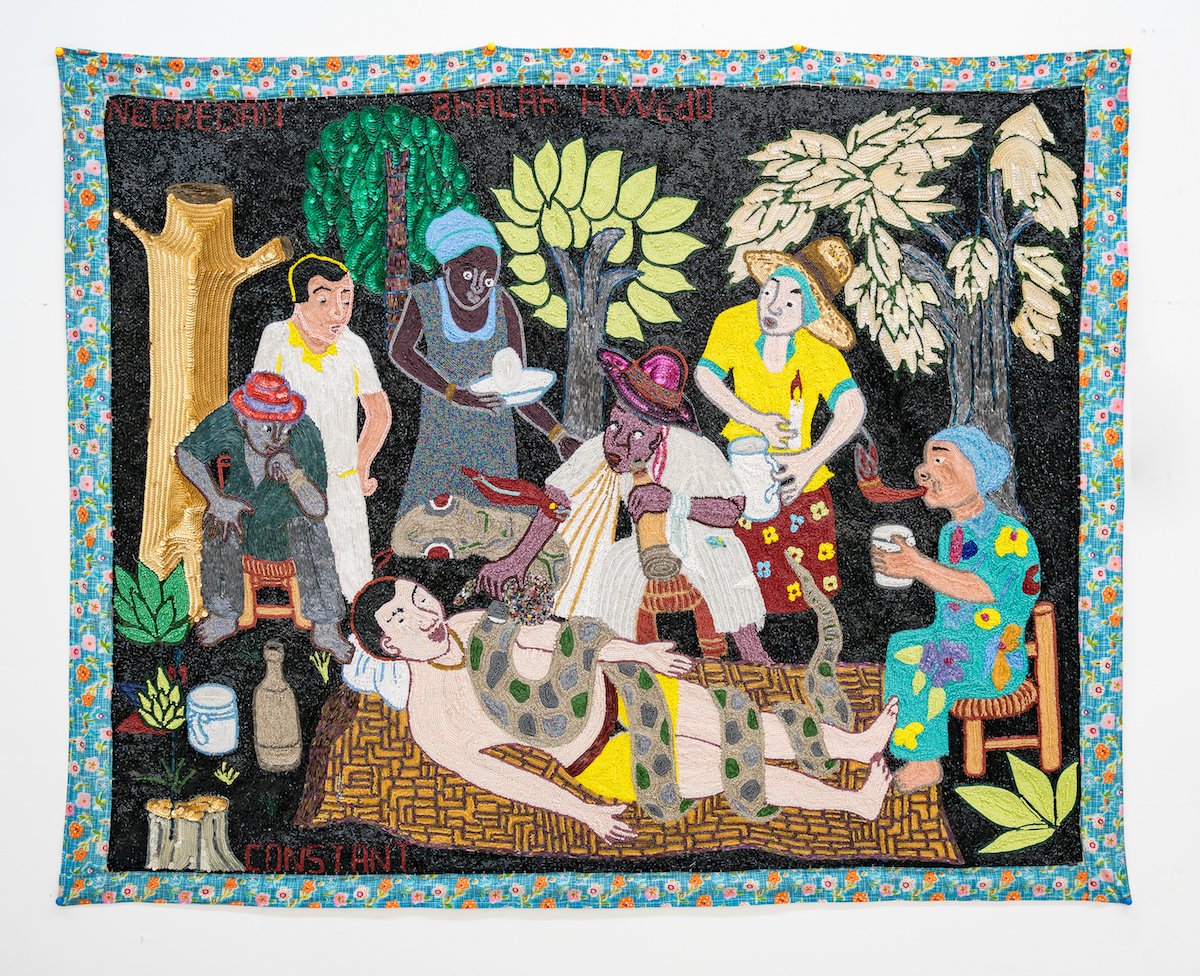 Myrlande Constant, Exorcism, 2019 Courtesy of the artist and CENTRAL FINE.