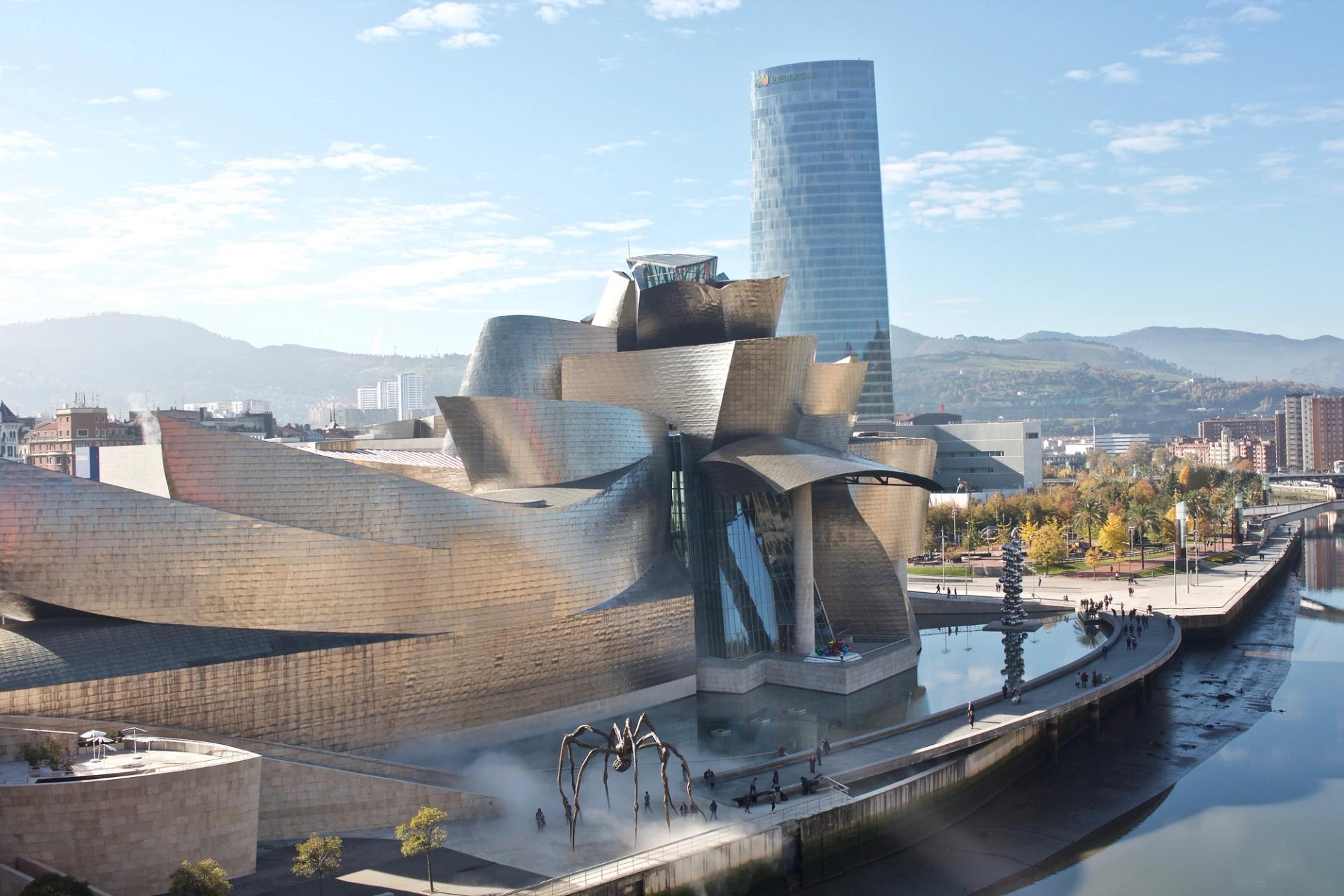 Competing with its contents: the Bilbao museum’s architecture can detract from the art Photo: Naotake Murayama