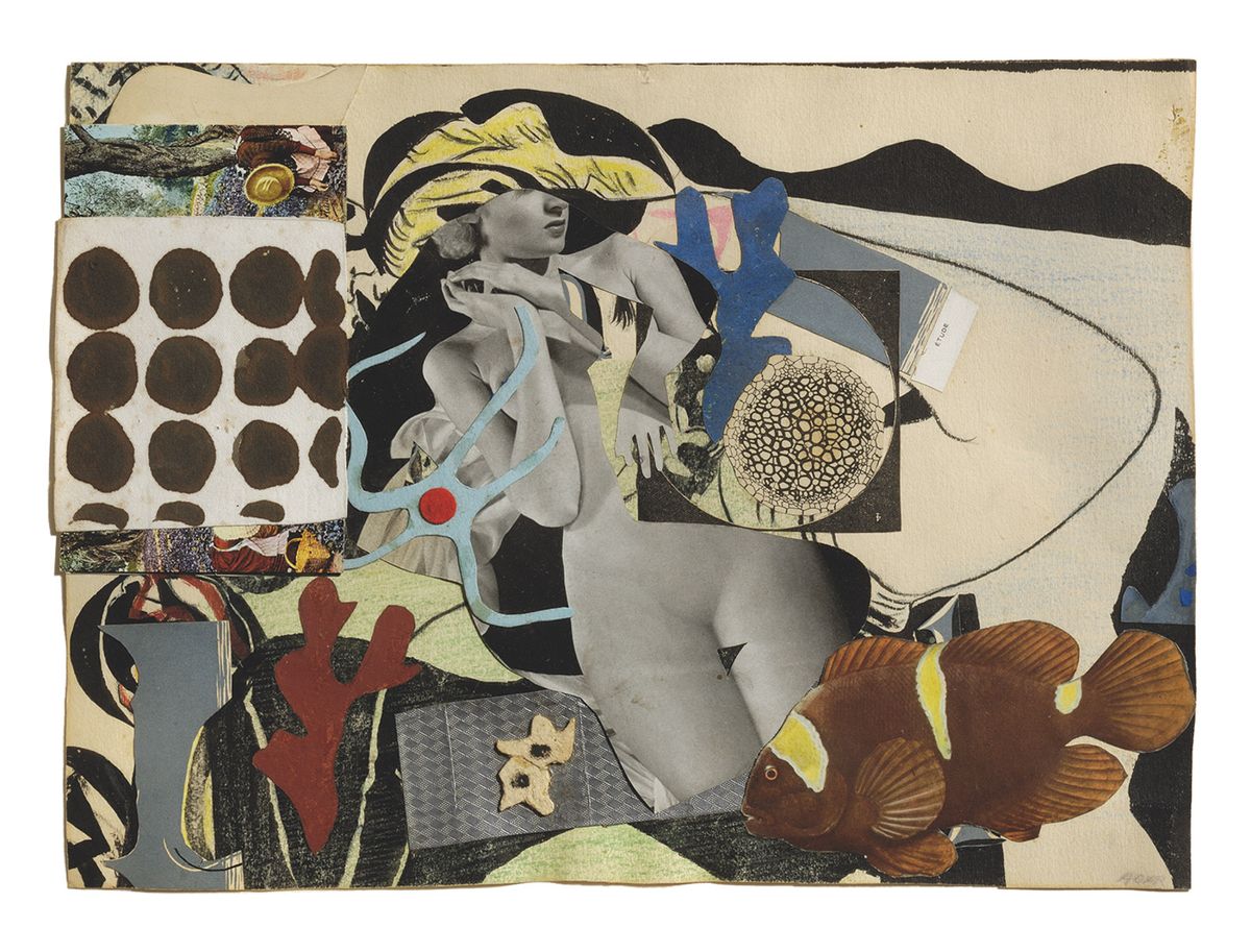 In works such as the collage Erotic Landscape (1942), Eileen Agar was able  to take control of her own image © Estate of Eileen Agar/Bridgeman Images Photograph courtesy Pallant House Gallery; Chichester © Doug Atfield.