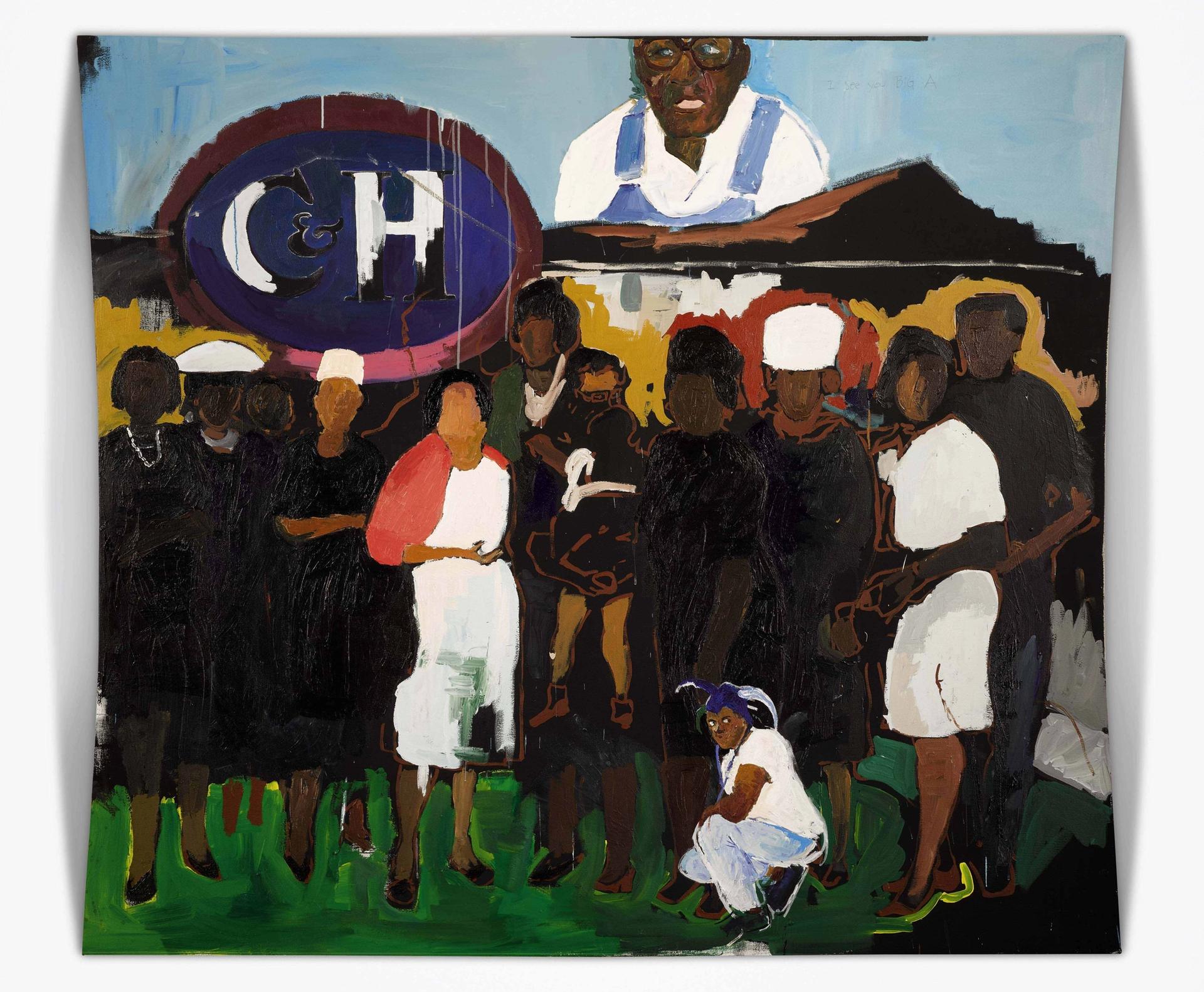 Henry Taylor, C&H (2006), made a new artist record Sotheby's