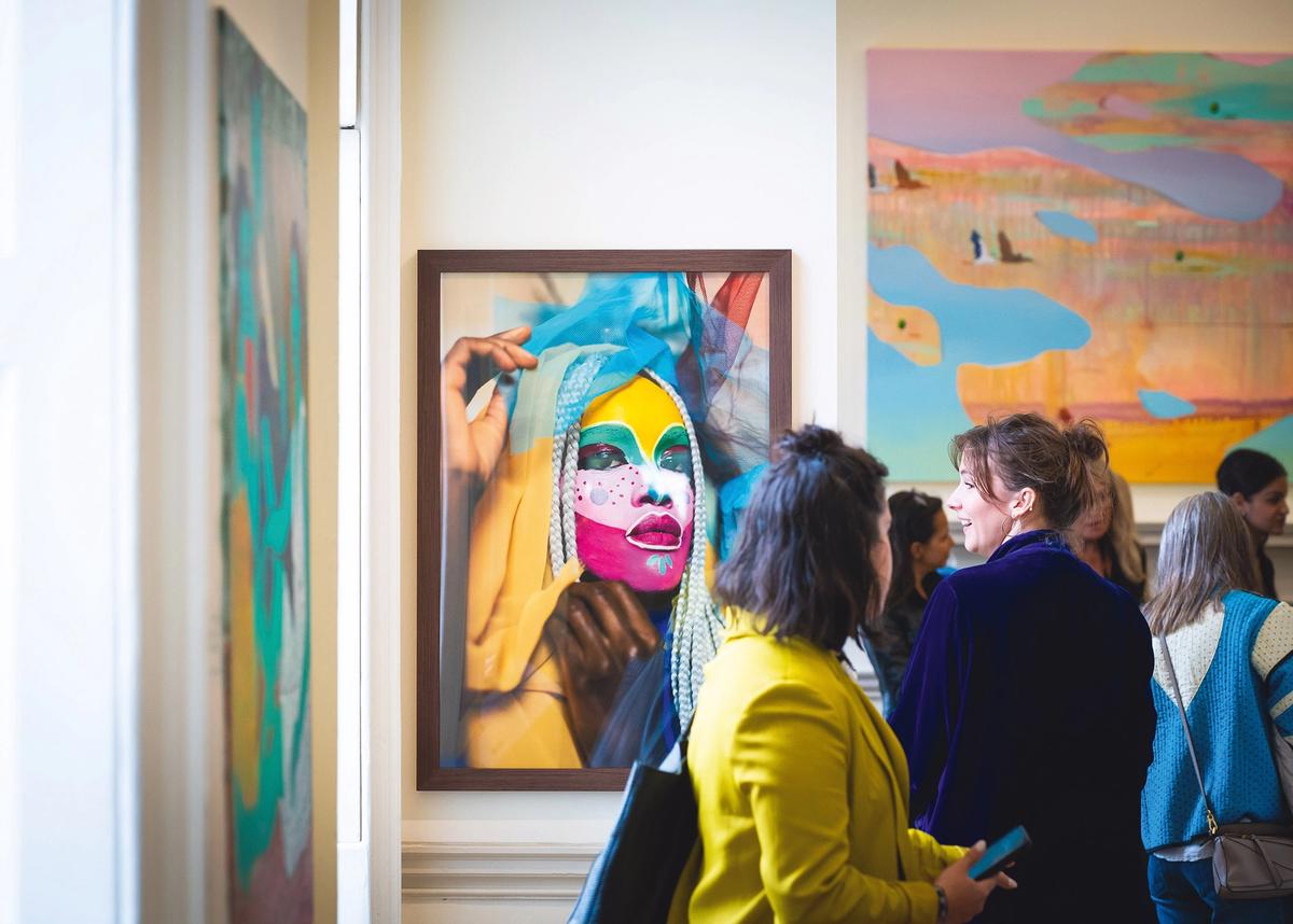 The 1-54 Contemporary Art Fair, which is taking place this week at London’s Somerset House, has seen its roster of exhibitors grow from 15 in 2013 to 50 in 2022. In 2021, auction sales of African contemporary art were up 44% on the previous year. Photo: Jim Winslet