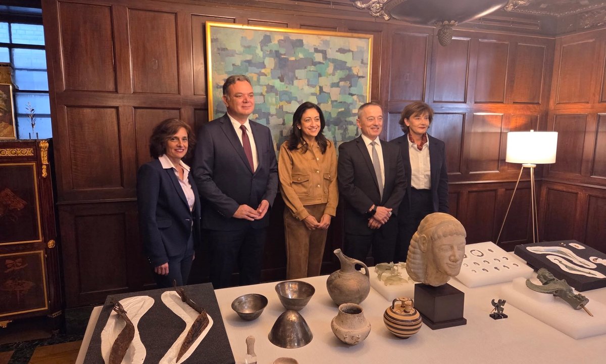 Authorities in New York return antiquities valued at $3m to Greece