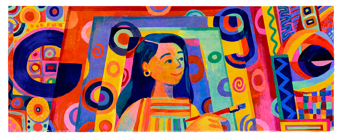 Google's tribute to Pacita Abad