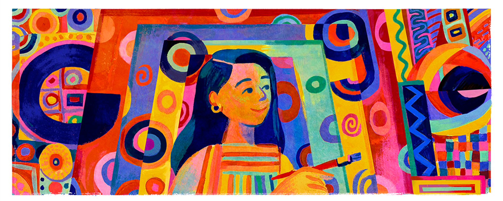Google's tribute to Pacita Abad 