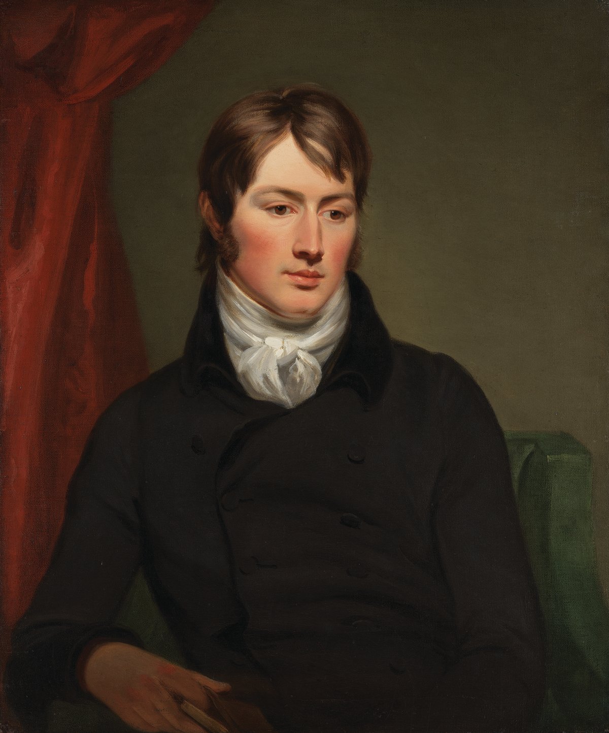 John Constable (around 1799) by Ramsay Richard Reinagle is in the Turner and Constable exhibition at Tate Britain © National Portrait Gallery, London