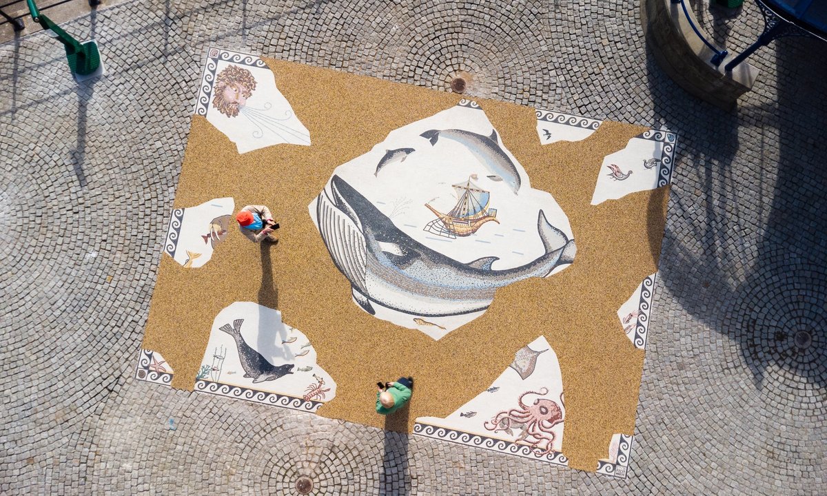 Public mosaic by Jeremy Deller and Coralie Turpin explores the history and nature of Scarborough