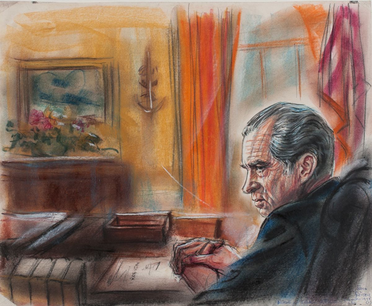 Freda Reiter's ‘Alone in Oval Office’ Courtesy online Gallery 98