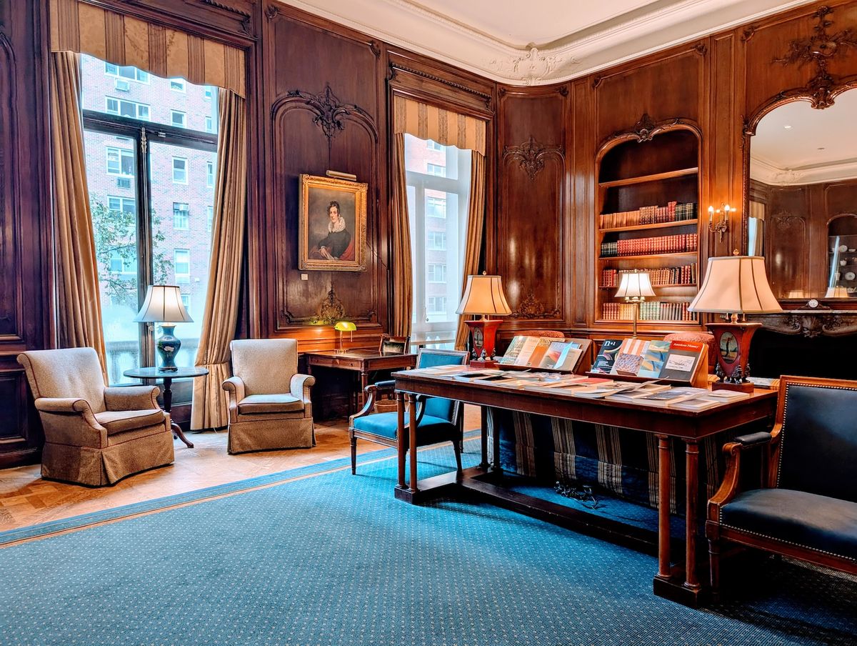 The Members’ Room at the New York Society Library Courtesy the New York Society Library