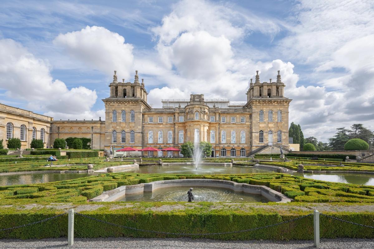 Over the past year, 50,000 visitors have climbed Blenheim Palace's scaffolding to observe the restoration process Damian Griffiths; courtesy Donald Insall Associates