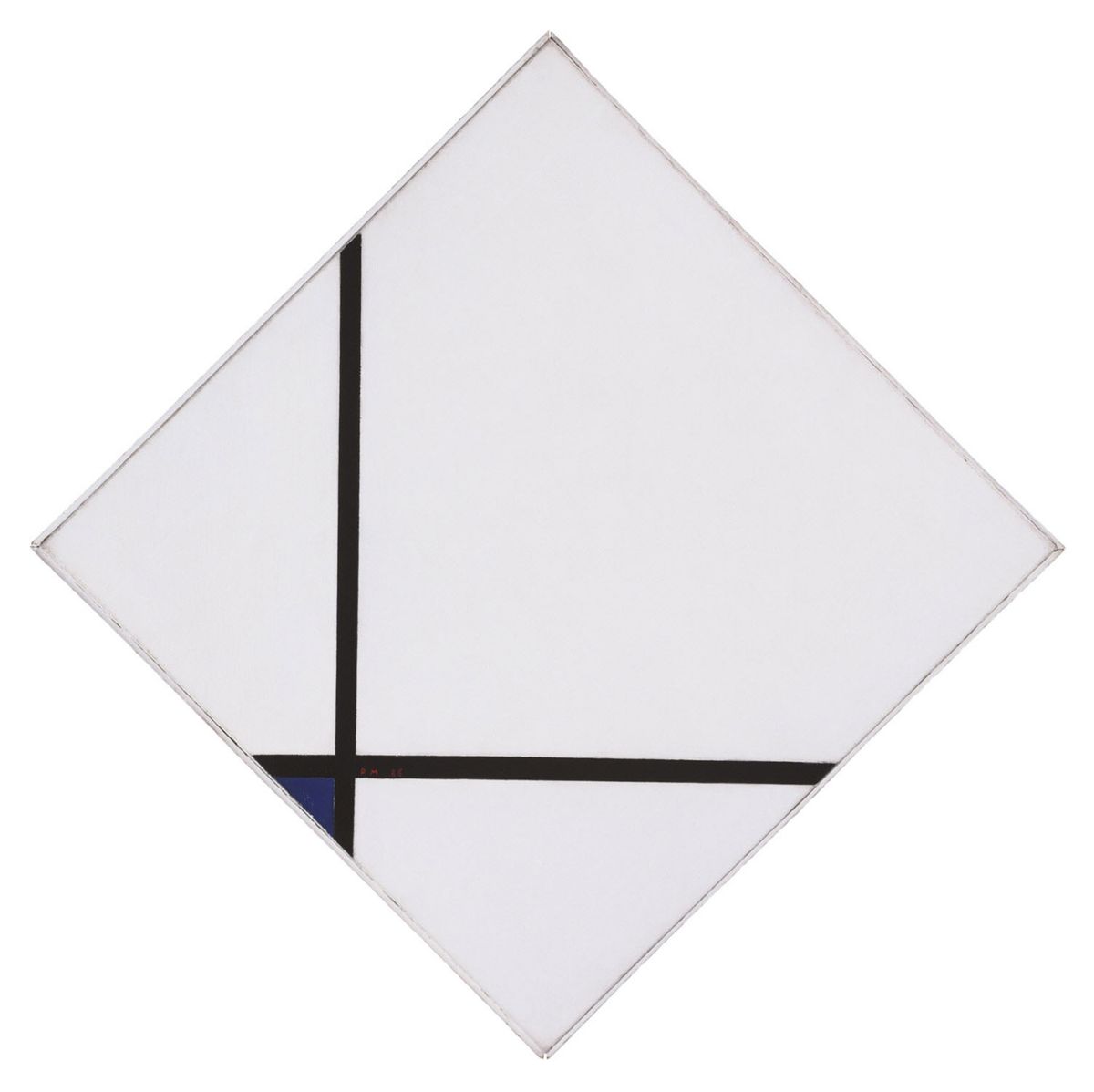 Piet Mondrian, Composition with Blue (1926) Courtesy of the Philadelphia Museum of Art