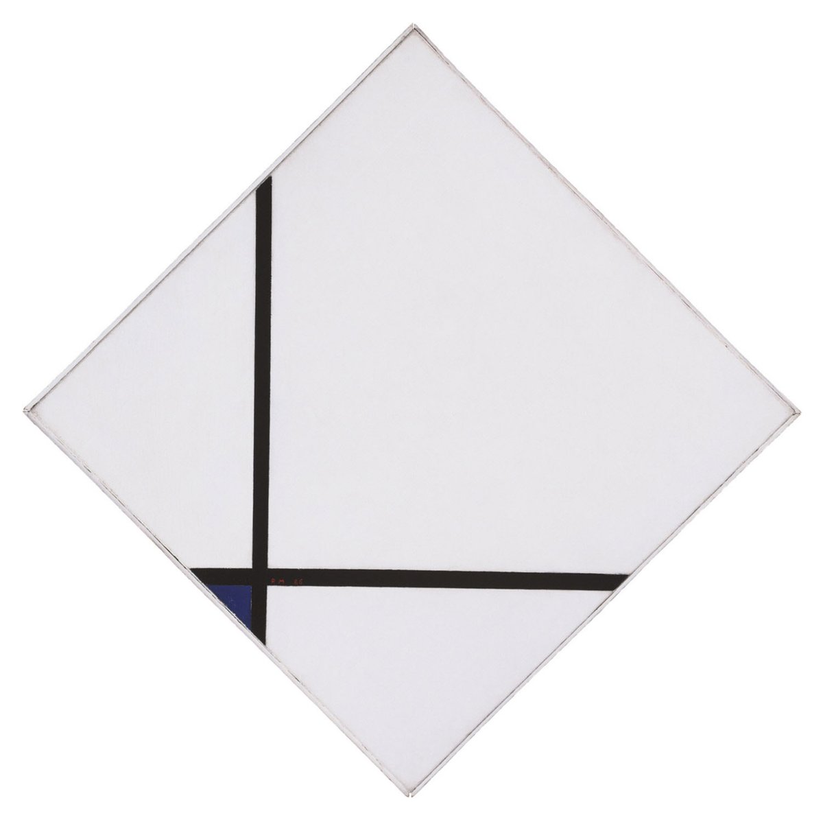 Piet Mondrian, Composition with Blue (1926) Courtesy of the Philadelphia Museum of Art