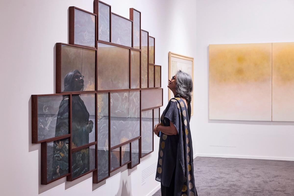 A visitor at Art Dubai 2025
© Cedric Ribeiro/Spark Media