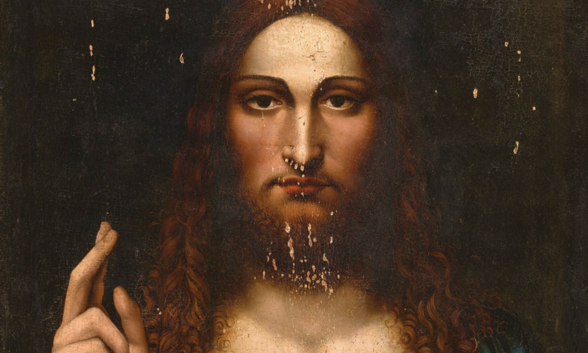 Broken Salvator Mundi copy by unknown artist sells for €1m at Christie’s Broken Salvator Mundi copy by unknown artist sells for €1m at Christie’s