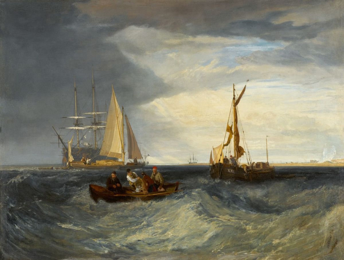 Turner's Purfleet and the Essex Shore as seen from Long Reach Courtesy of Sotheby's