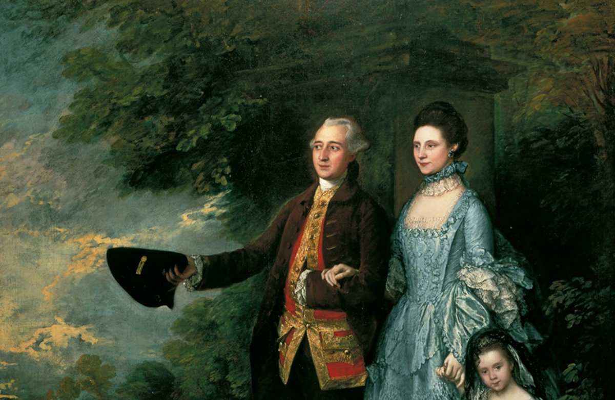 The Byam Family depicted in this 1762-66 painting by Thomas Gainsborough had links to the slave trade © The Holburne Museum