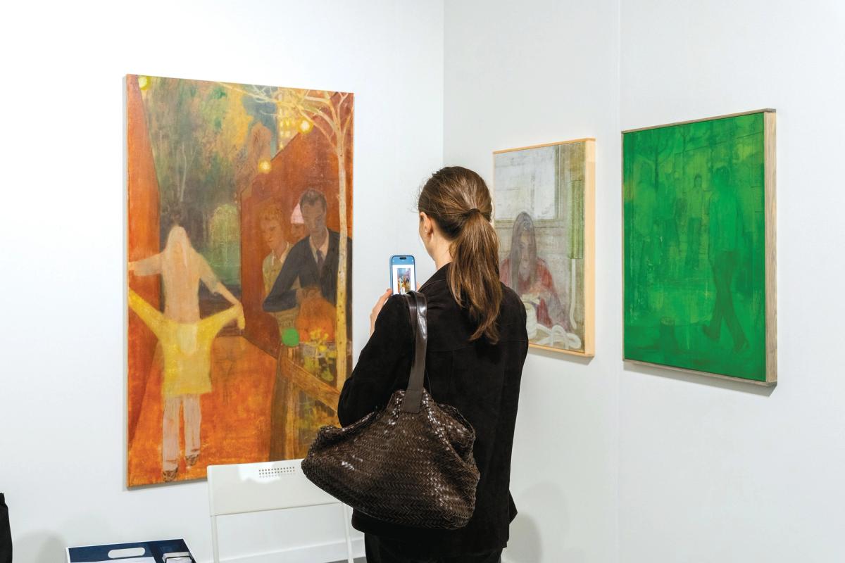 Shanghai’s Linseed Gallery, showing works by Travis MacDonald at Independent, was hit by customs delays Steven MOlina Contreras