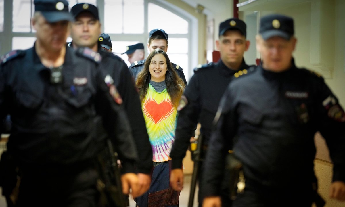Russian dissident artist released as part of historic prisoner swap Russian dissident artist released as part of historic prisoner swap