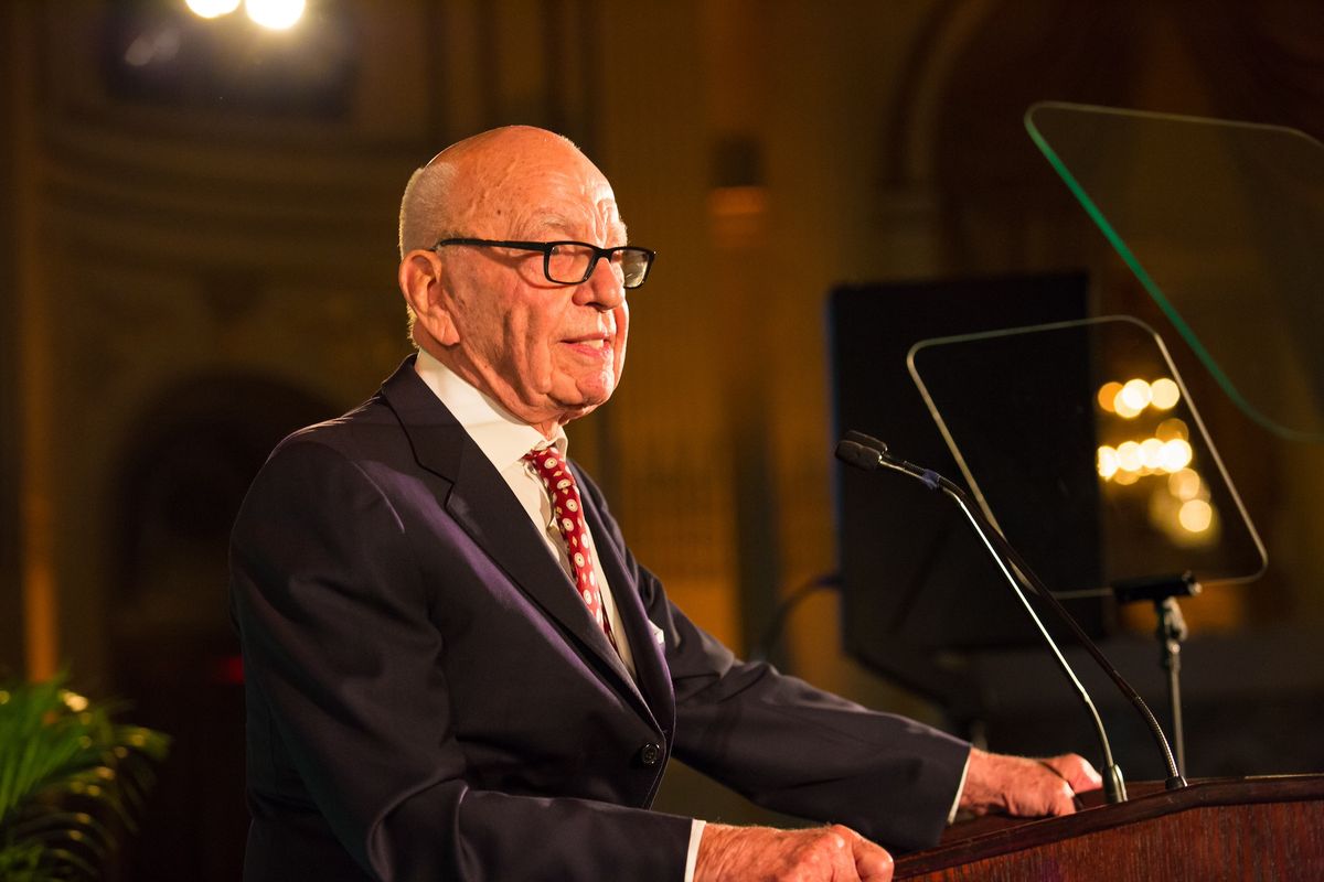 Rupert Murdoch in 2015 Photo courtesy the Hudson Institute, via Flickr