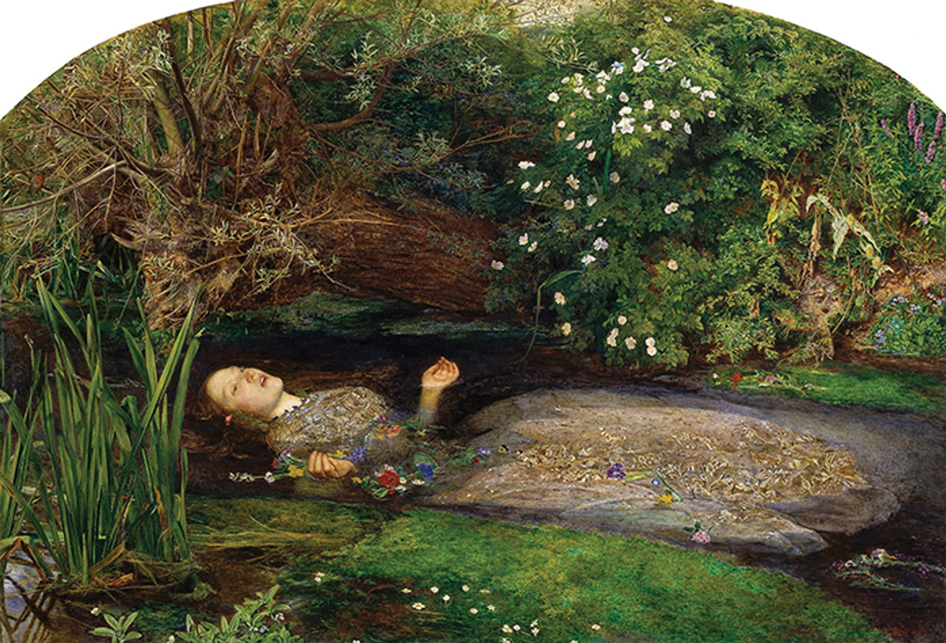 Elizabeth Siddall modelled for John Everett Millais’s Ophelia (1851-52); she also sat for other artists including her husband Dante Gabriel Rossetti Tate, London