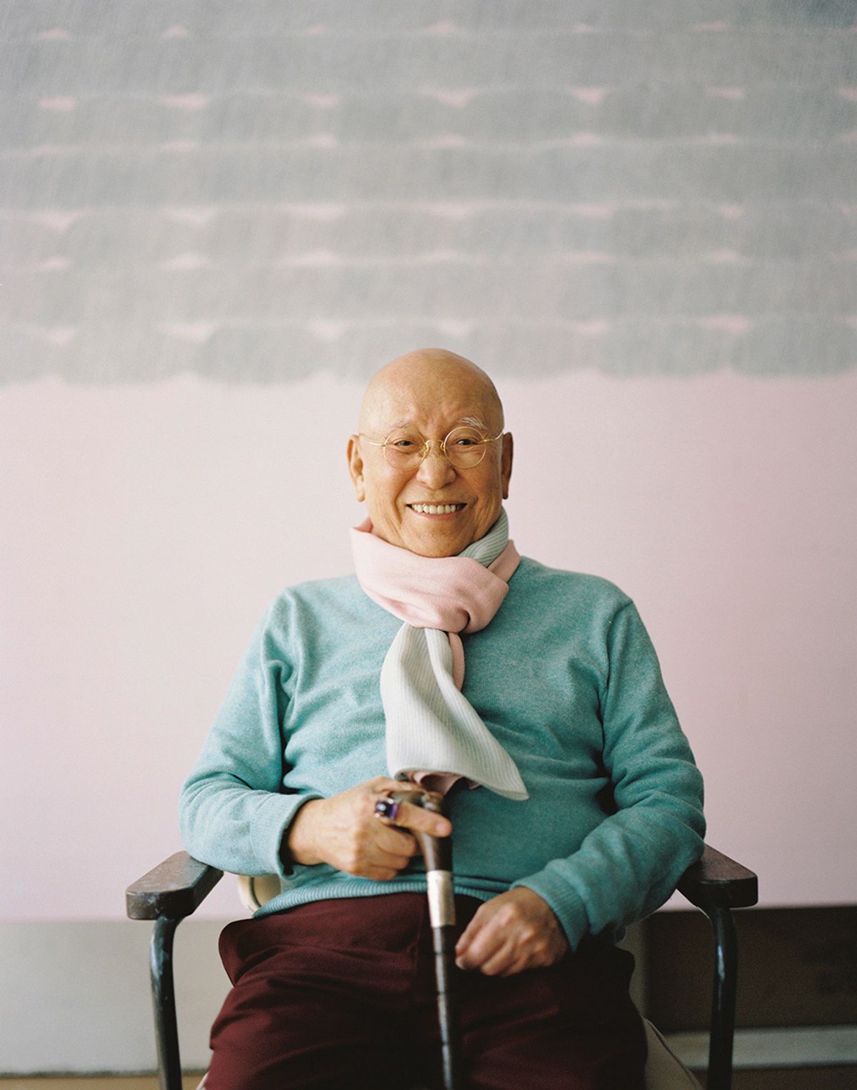 Best known for his Écriture series, the artist and educator Park Seo-Bo was one of South Korea’s most successful artists
Photo: Courtesy Park Seo-Bo Foundation