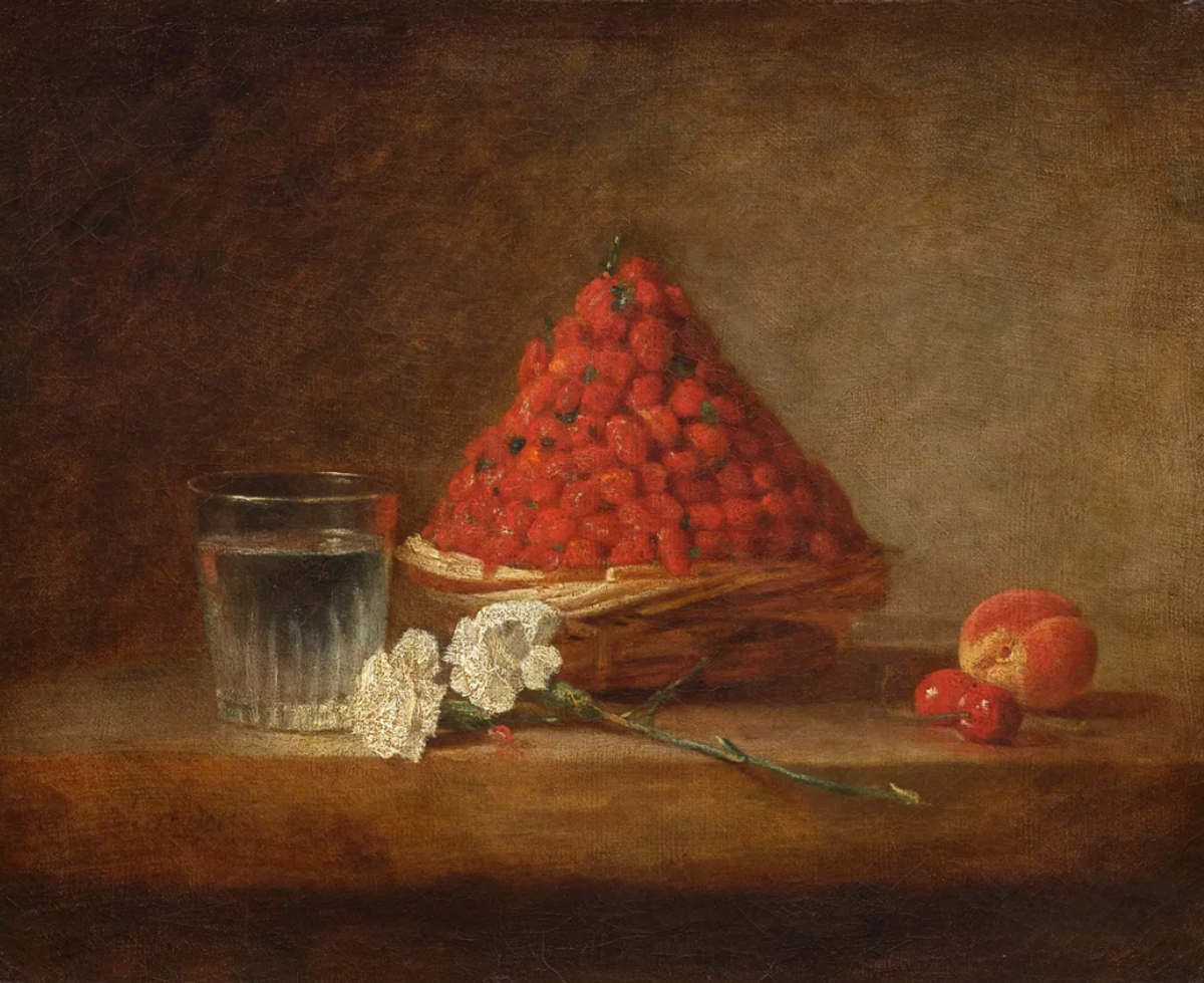 Jean Siméon Chardin's Basket of Wild Strawberries (1761)

Courtesy of Artcurial


