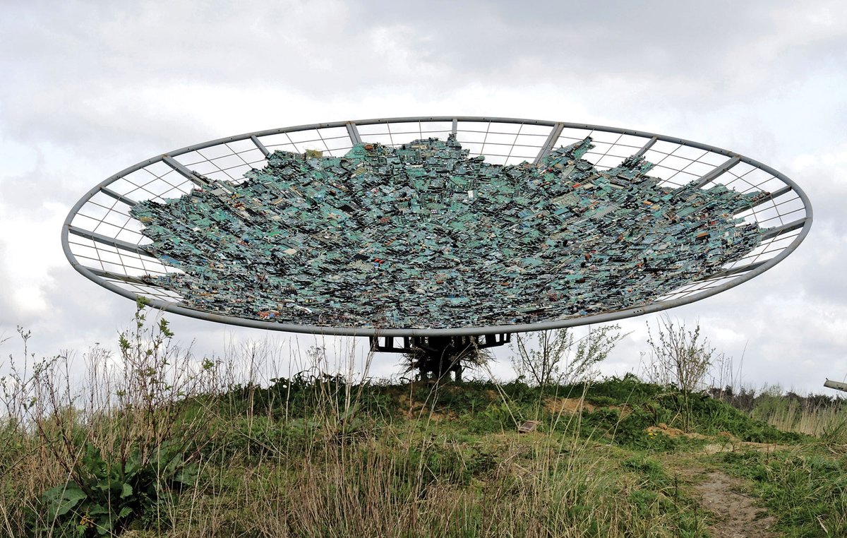 Cosmic Connection (2016) by Maarten Vanden Eynde. The Belgian artist will exhibit in Riga this month Courtesy of the artist and the Verbeke Foundation, Kemzeke, Belgium