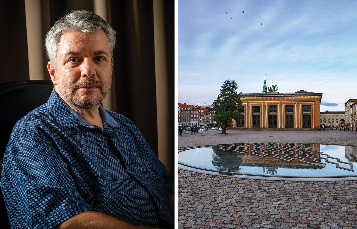 Ittai Gradel (left) deposited 290 gems that he suspected were stolen with the Thorvaldsens Museum, Copenhagen. Thorvaldsens returned them to the British Museum in January Gradel: © Matthew James. Thorvaldsens: Zadisan