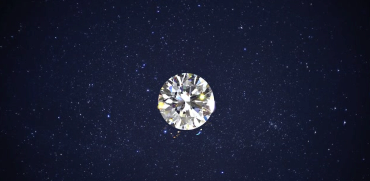 A still from the installation Voyage Through the Diamond Realm at Frieze Masters Courtesy De Beers