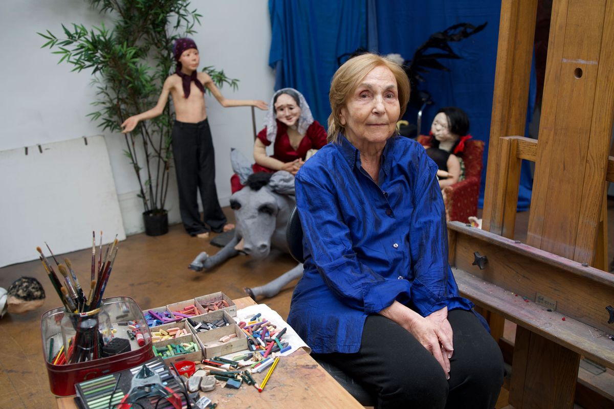 Paula Rego in her studio, 2021 © Nick Willing