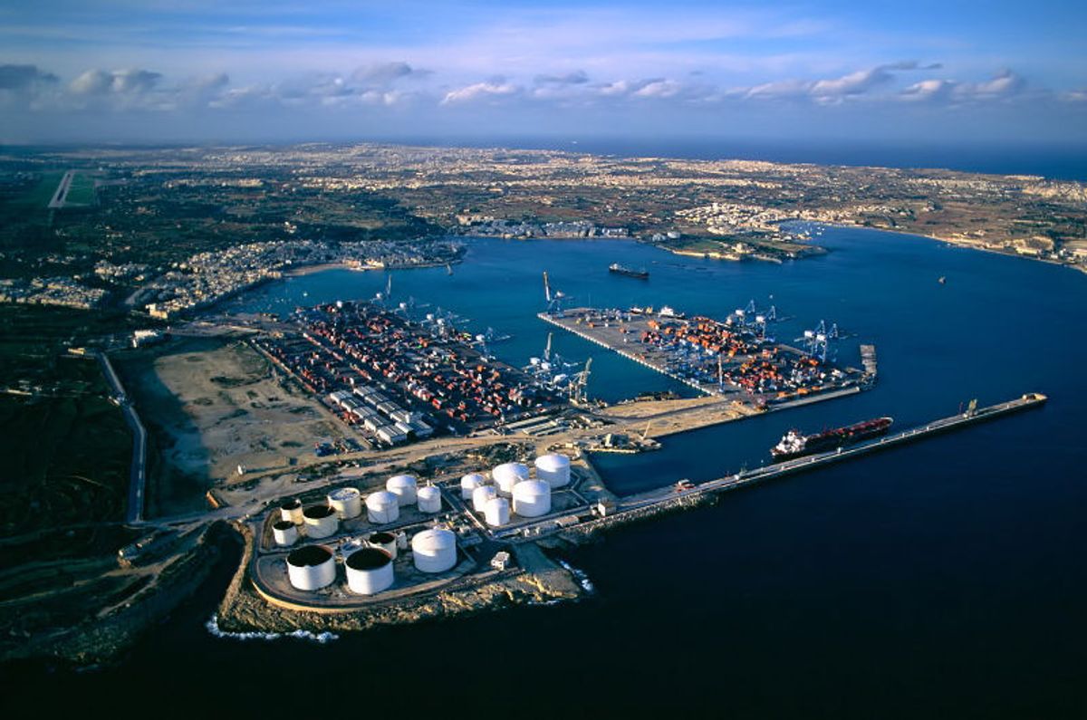 Eight freeports are planned for England Photo: Malta's freeport, courtesy of Alecastorina93