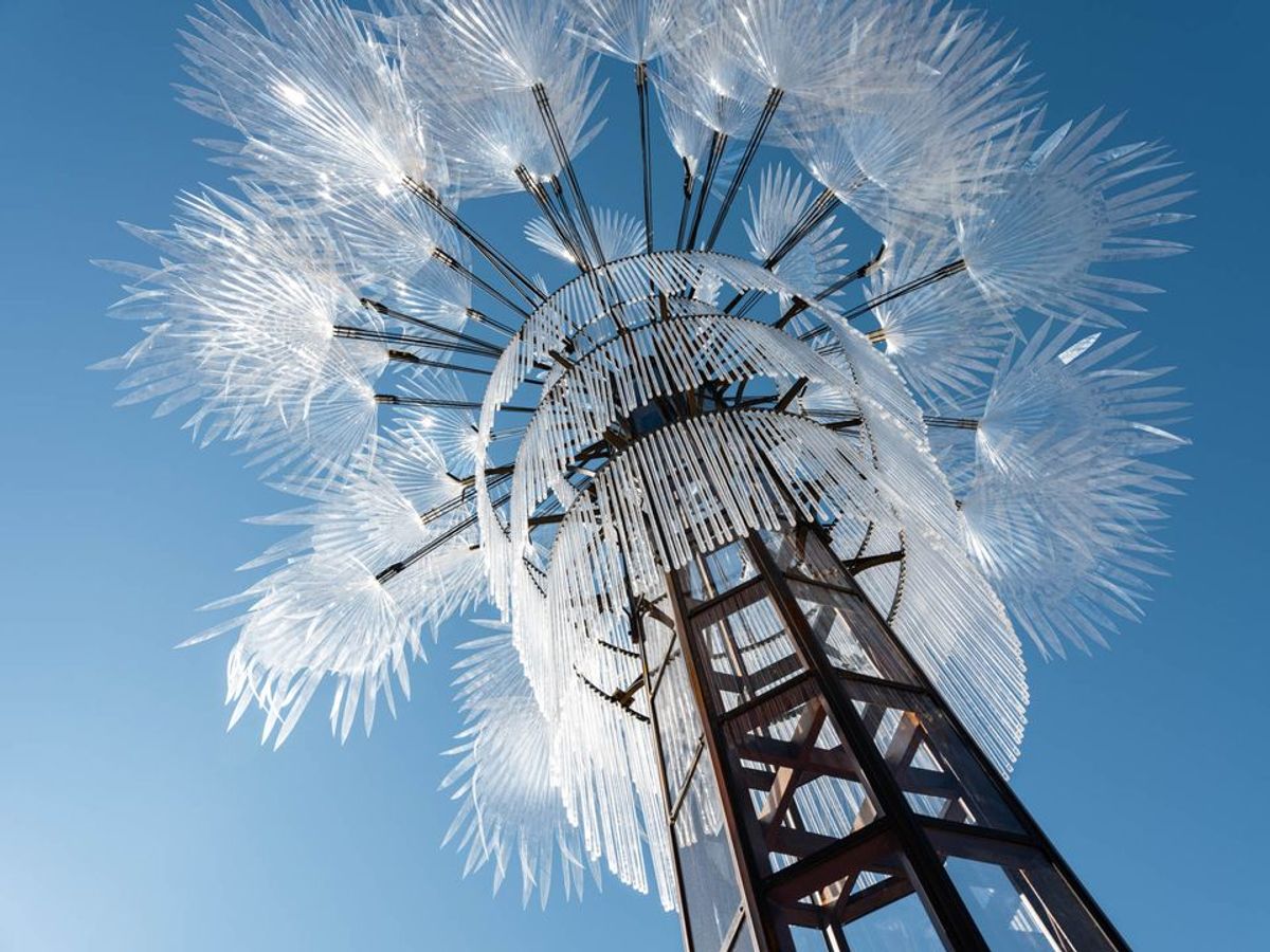 Katie Ryan's Ghost Palm (2019) in the second edition of the Desert X biennial Lance Gerber