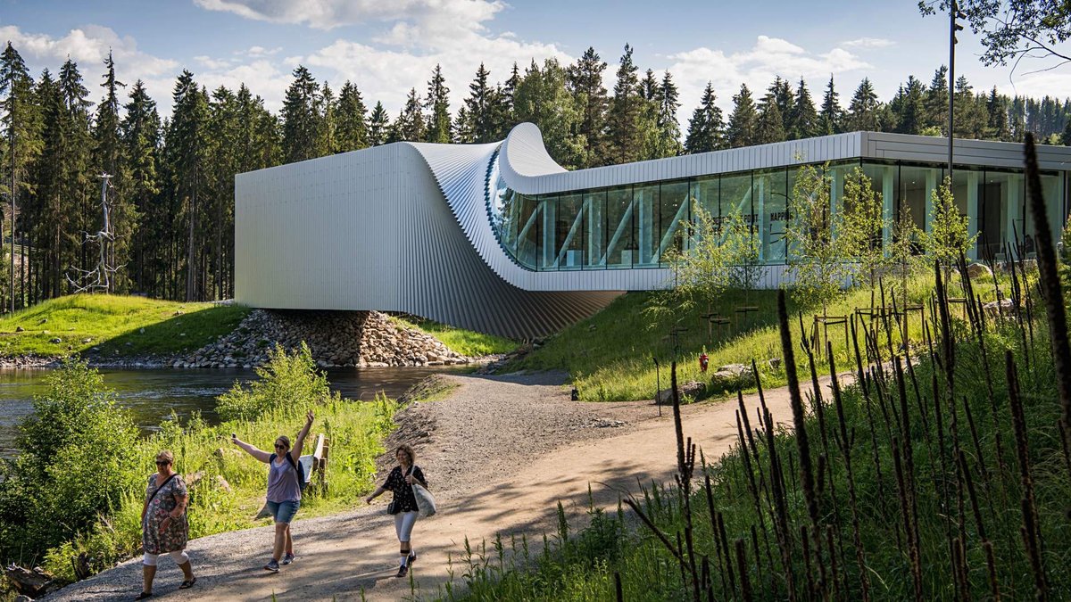 The famous Twist building at Kistefos Museum
courtesy: Visit Norway