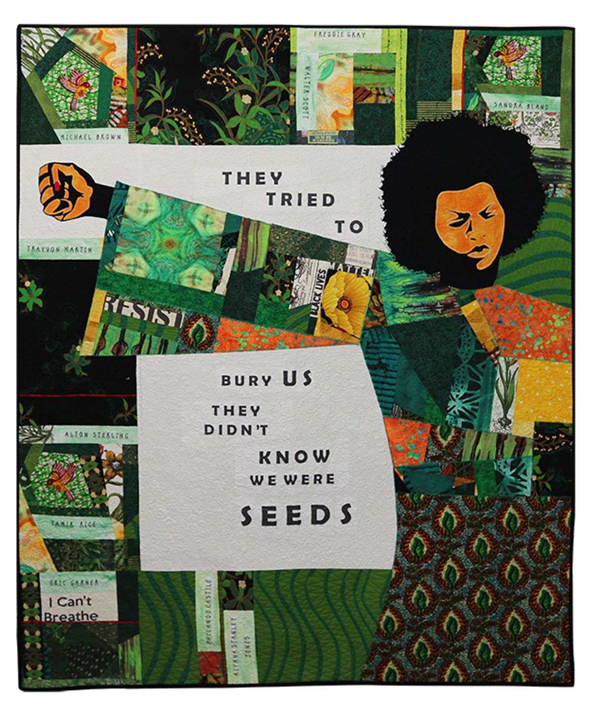Black Lives Matter, a quilt by Glenda Richardson 