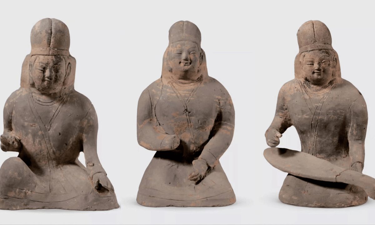 Trove of terracotta figurines discovered in ancient Chinese tomb