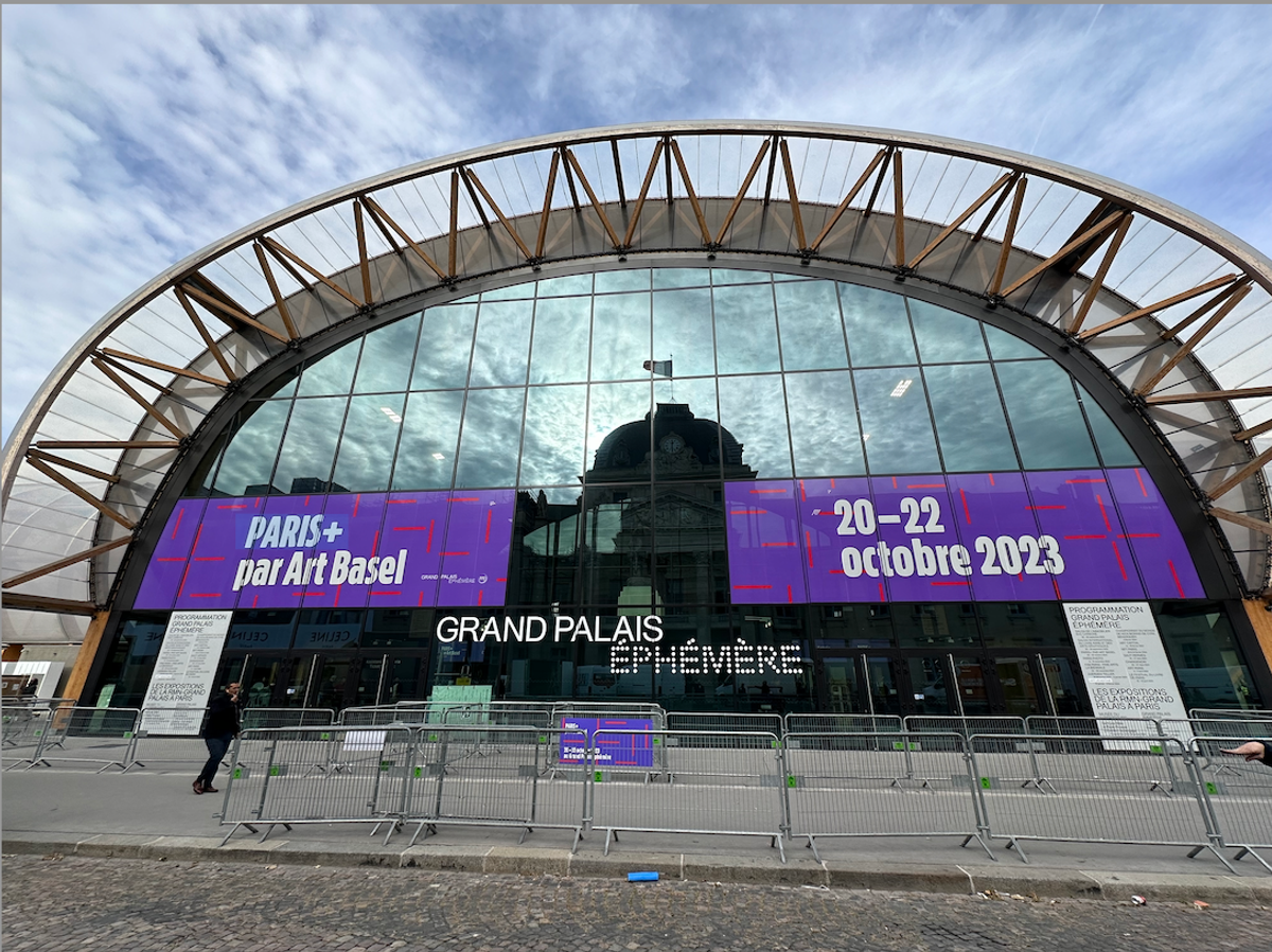The Grand Palais Éphémère will host Paris+ by Art Basel fair this week. Photo: Philippe Régnier