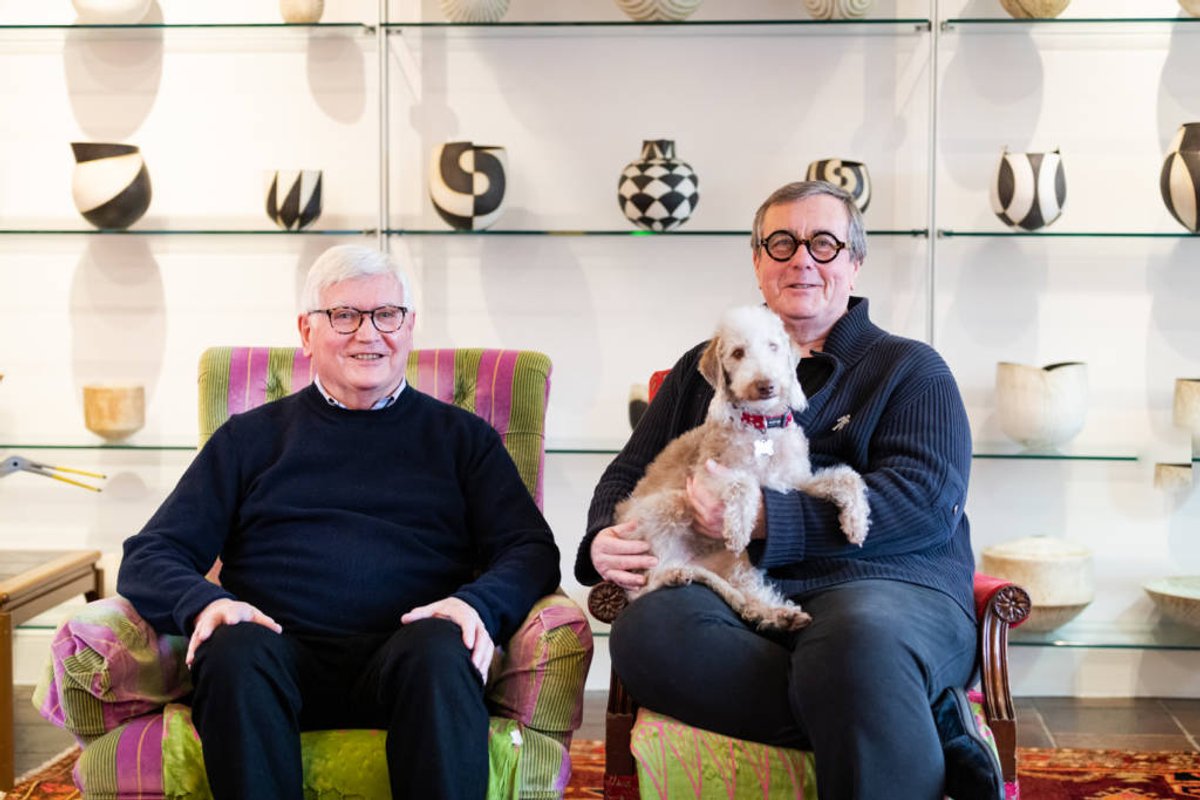 John Oldham and Terence Bacon courtesy Nick Singleton