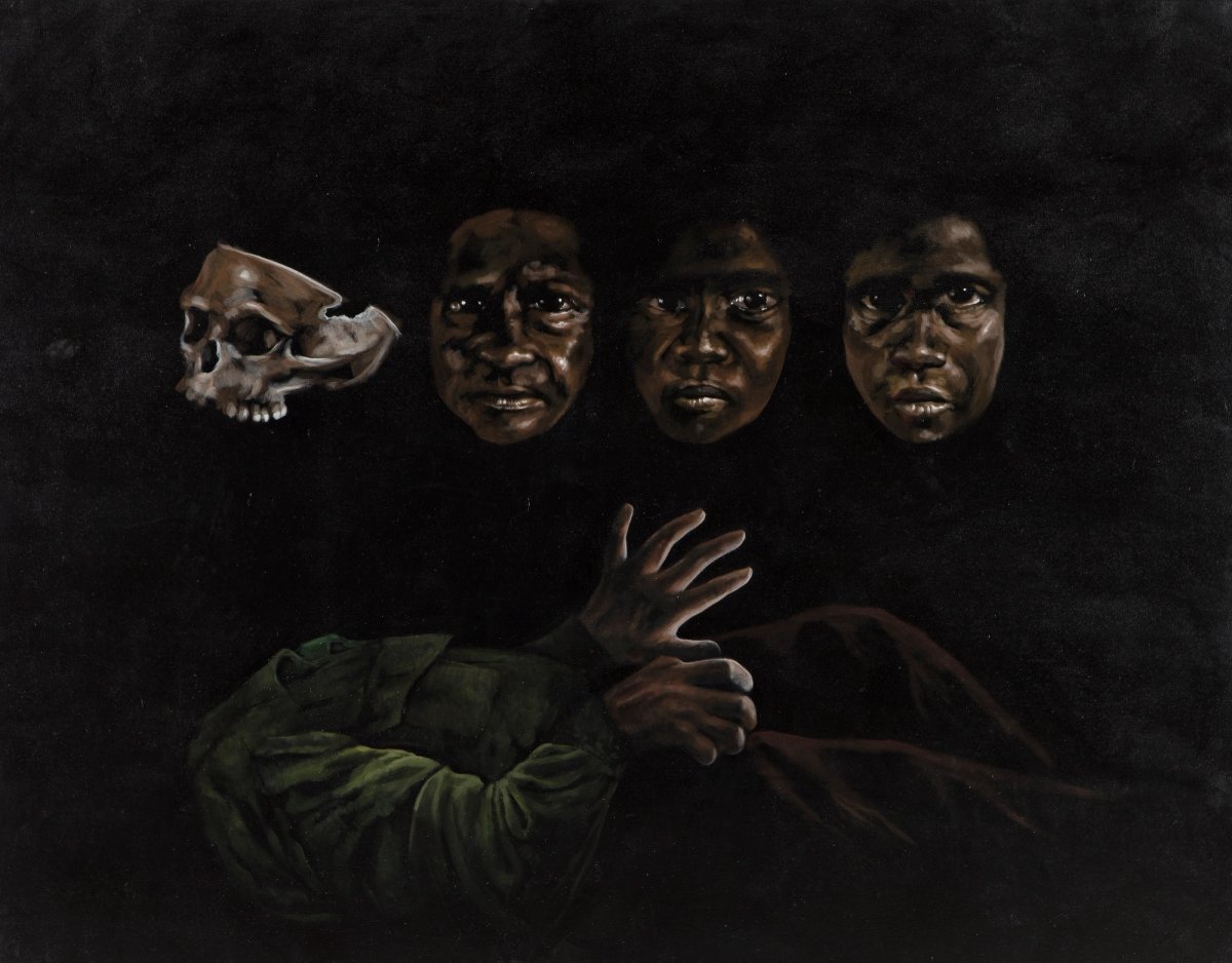 Julie Dowling, Death of the anthropologist, 1996
Art Gallery of Western Australia, Perth