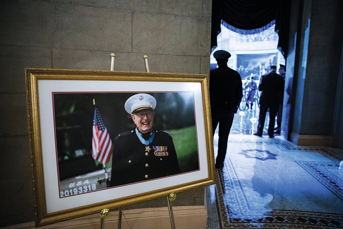 The personal experiences of the late Hershel Woodrow “Woody” Williams live at the museum, thanks to AI Al Drago/Bloomberg via Getty Images